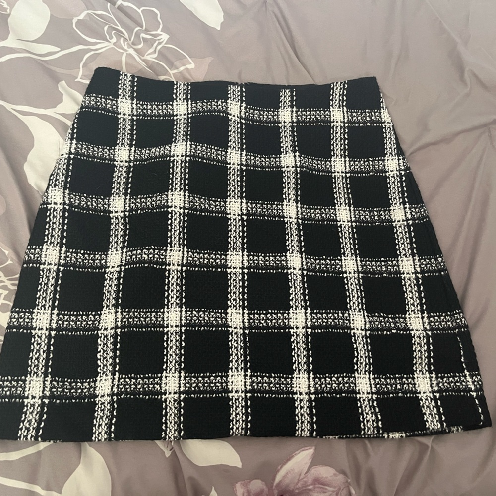 Plaid Mini Skirt